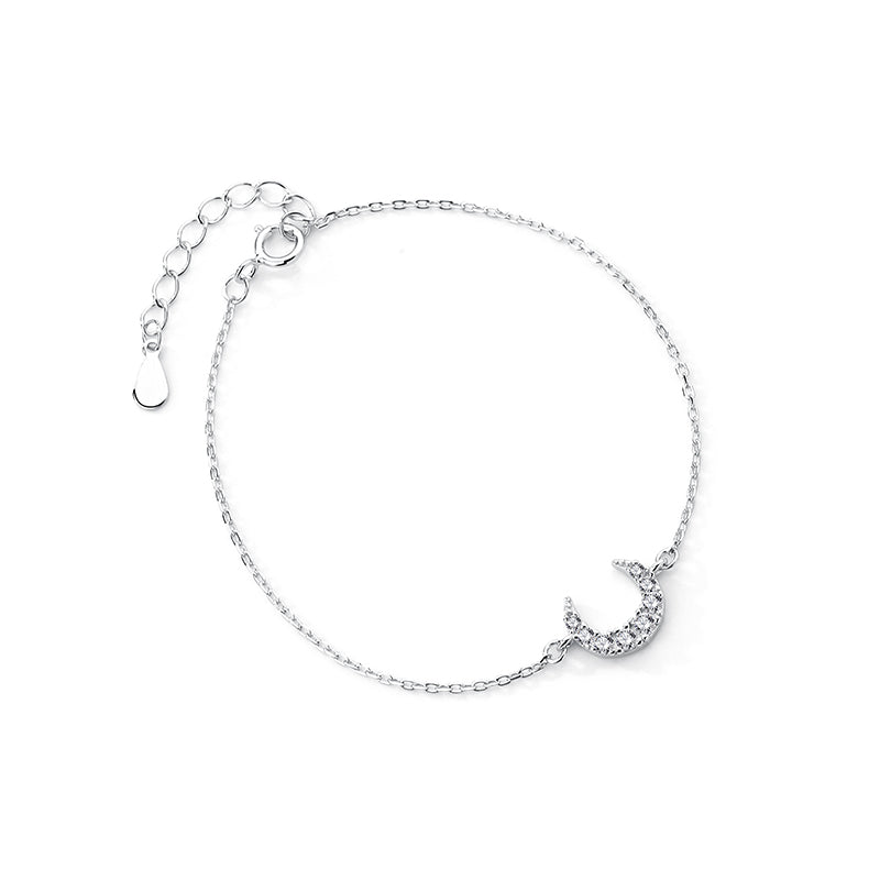 Crescent Moon Charms Bracelet