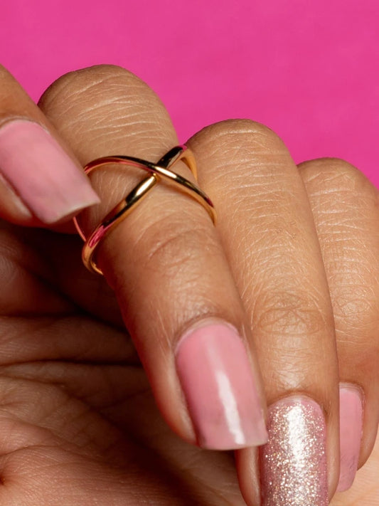 Double Line Stack Rings Showcase