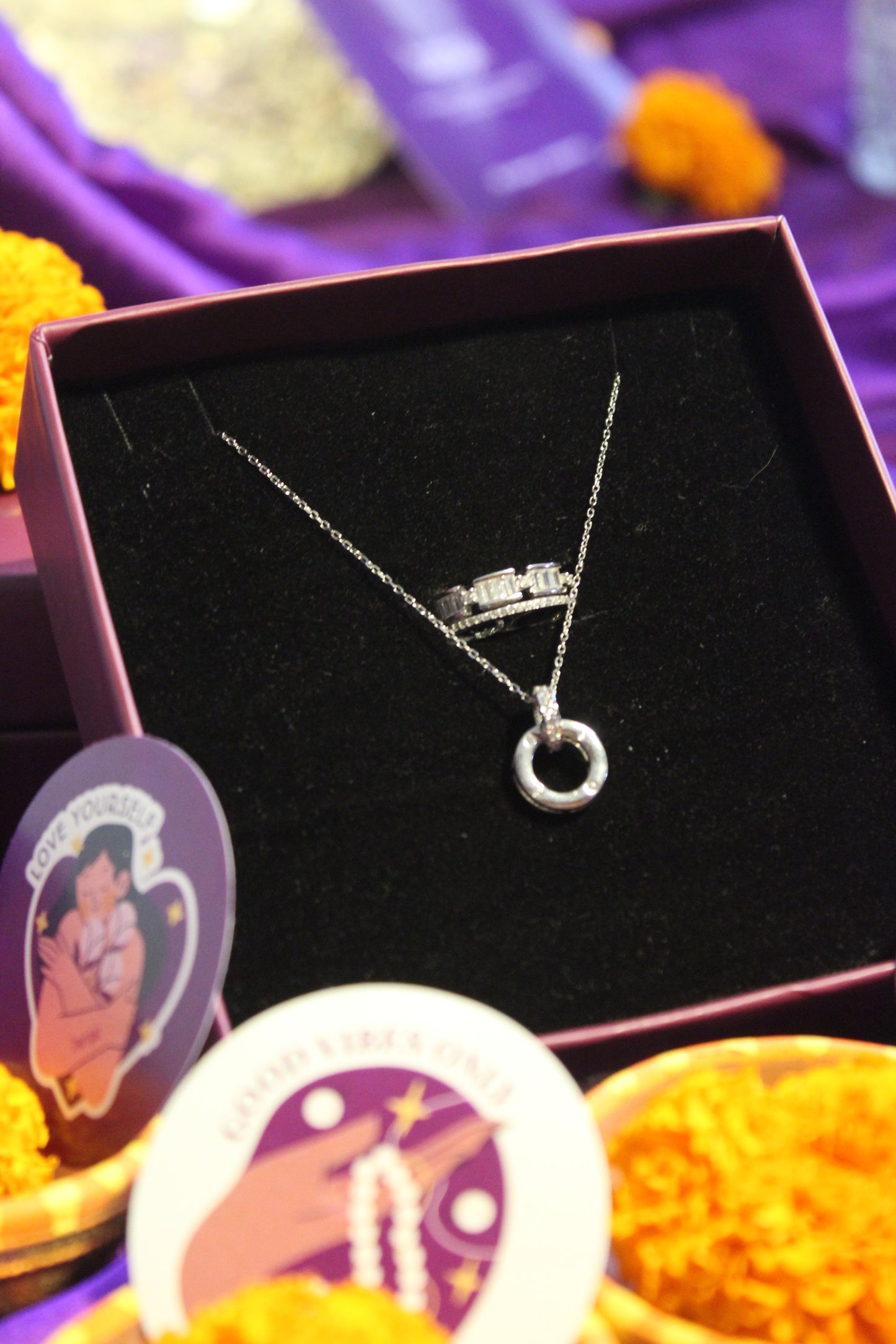 The Eternity Combo Gift Set (Ring Band + Pendant)