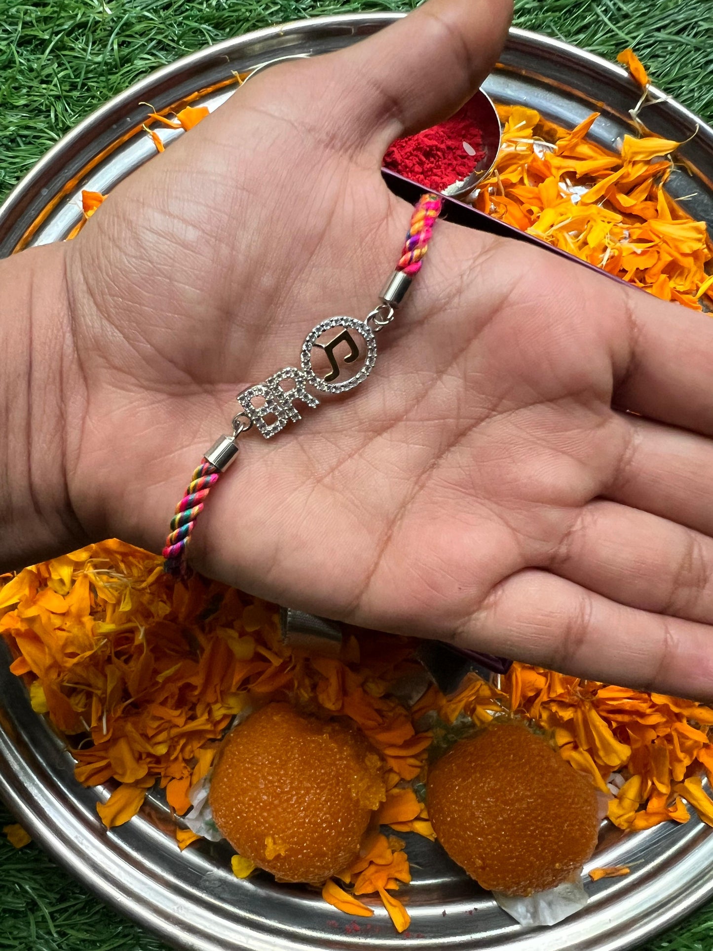 BRO Music Obsession Silver Rakhi