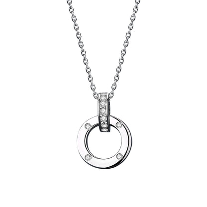 Double Ring Necklace