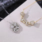 Magnetic Clover Heart Pendant Necklace