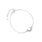 Crescent Moon Charms Bracelet