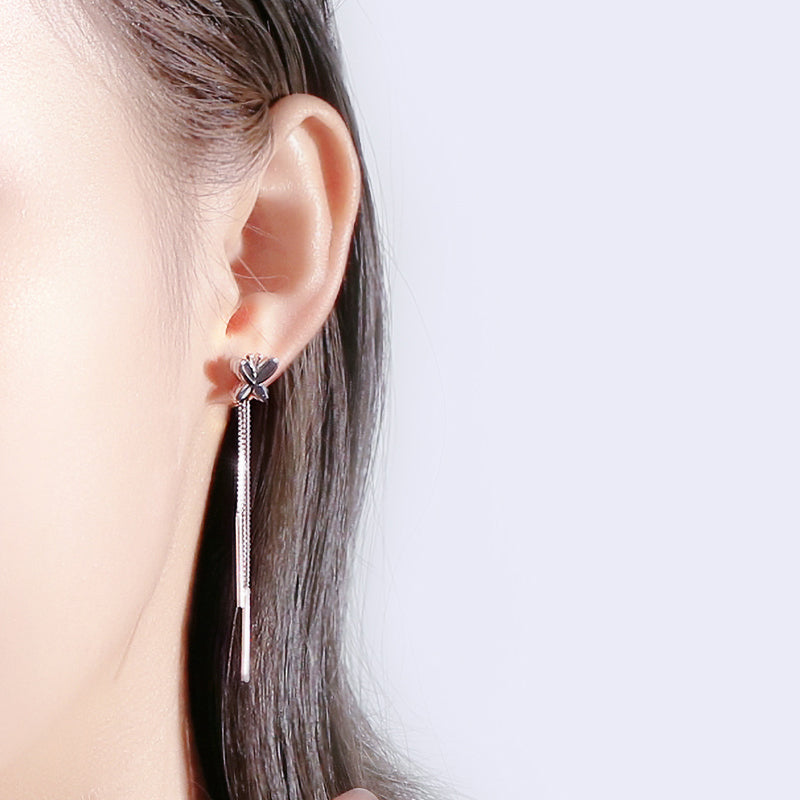 Butterfly Tassel Earrings