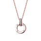 Double Ring Necklace