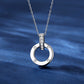 Double Ring Necklace