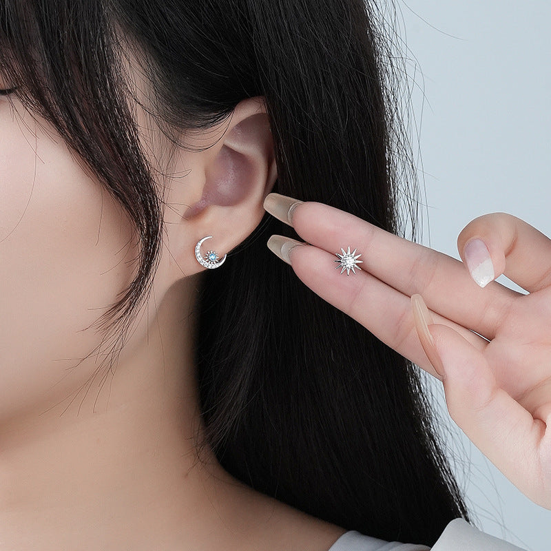 Sun & Moon Studs