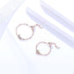 Moon & Star Chain Ring Combo (Pack of 2)