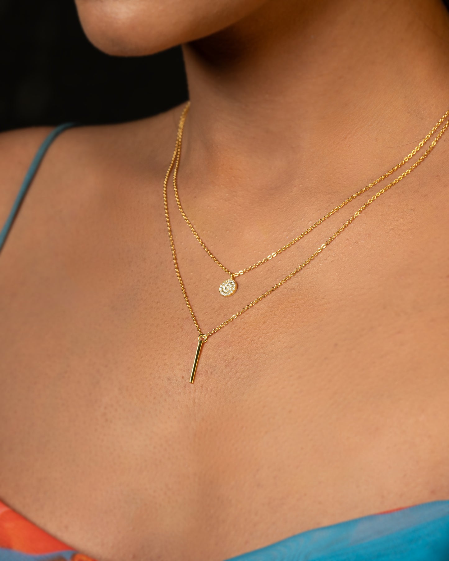 Golden Sparkle Combo Gift Set (Pendant + Earrings)