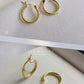 Golden Hoop Earrings