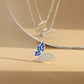 Butterfly Silver Pendant Necklace