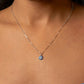 Silver Evil Eye Pendant Necklace
