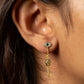 Evil Eye Hamsa Tassel Drop Earrings showcase