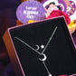 Moon Star Drop Pendant + Stud Earrings (Combo Gift Set)