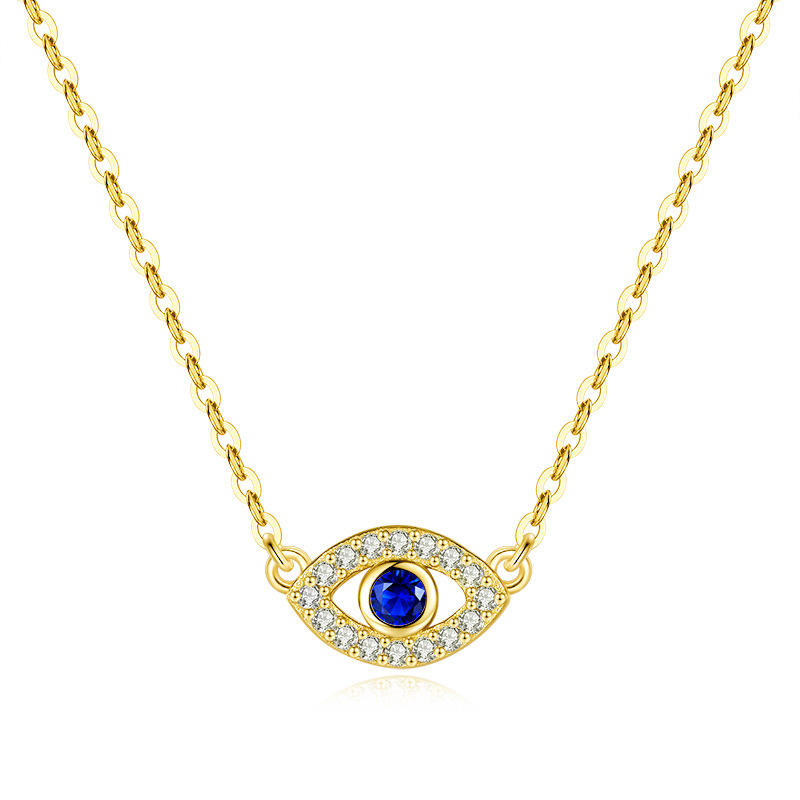 Divine Evil Eye Pendant Necklace