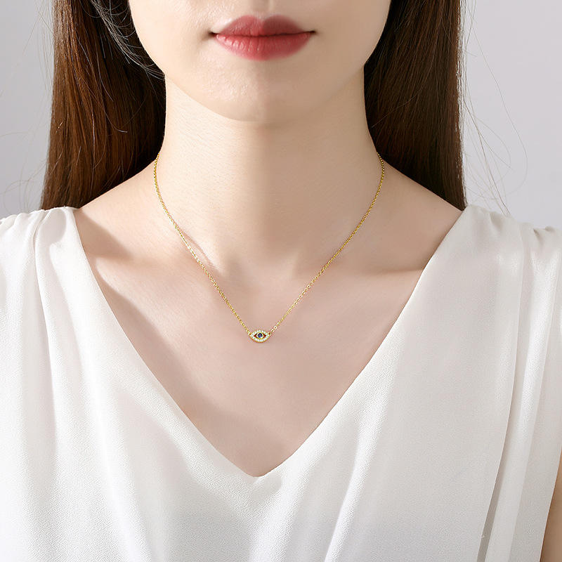 Divine Evil Eye Pendant Necklace