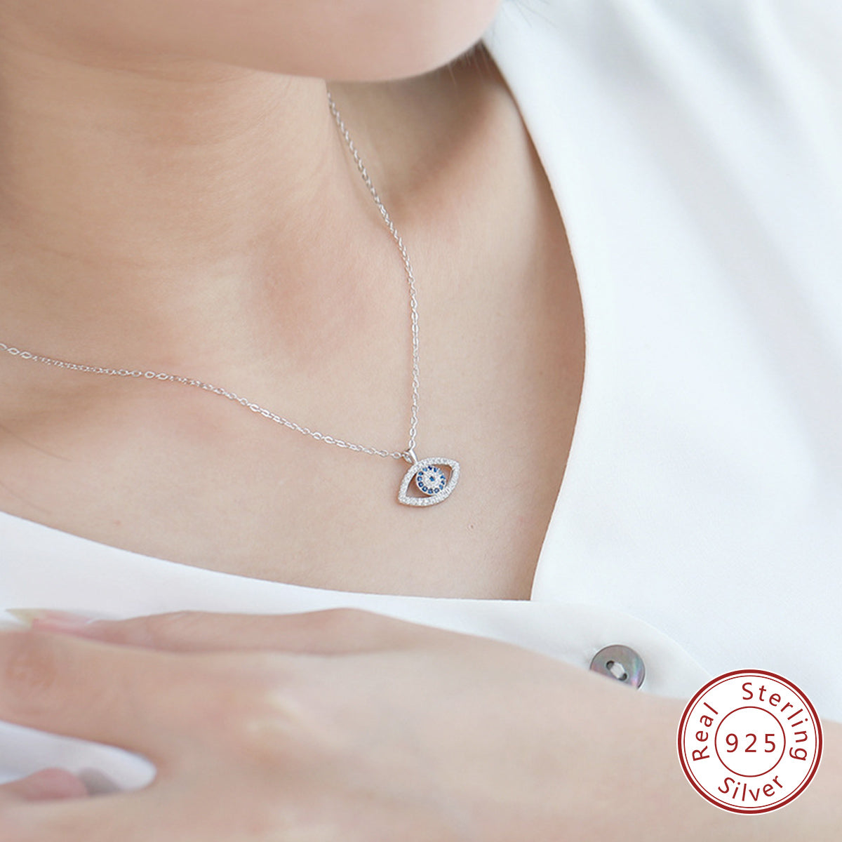 Mystic Evil Eye Pendant Necklace
