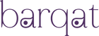 Purple 'barqat' logo on a white background