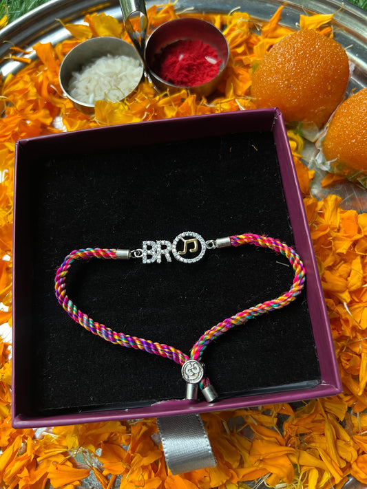 BRO Music Obsession Silver Rakhi